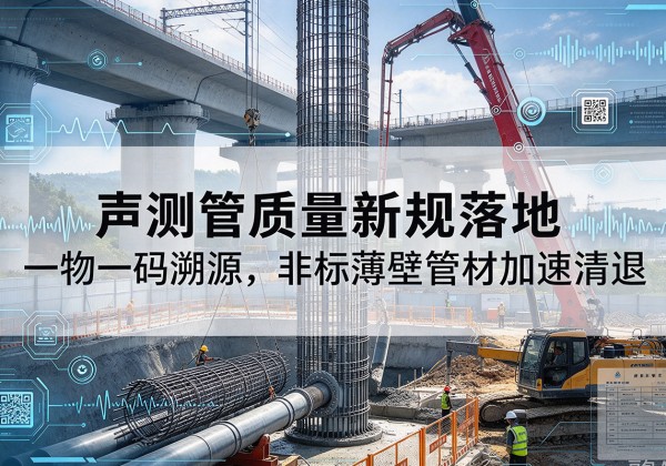 玉环声测管质量新规落地，一物一码溯源，非标薄壁管材加速清退